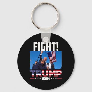 Trump 2024 Fight Fist Rally Trump Rally 2024 Ameri Key Ring