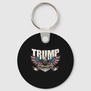 Trump 2024 Flag Take America Byck Men Women Donald Key Ring