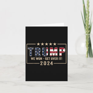 Trump 2024 Flag Victory J.d.vance President 47 Tru Card