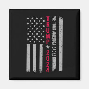 Trump 2024 Flag Victory J.d.vance President 47 Tru Magnet