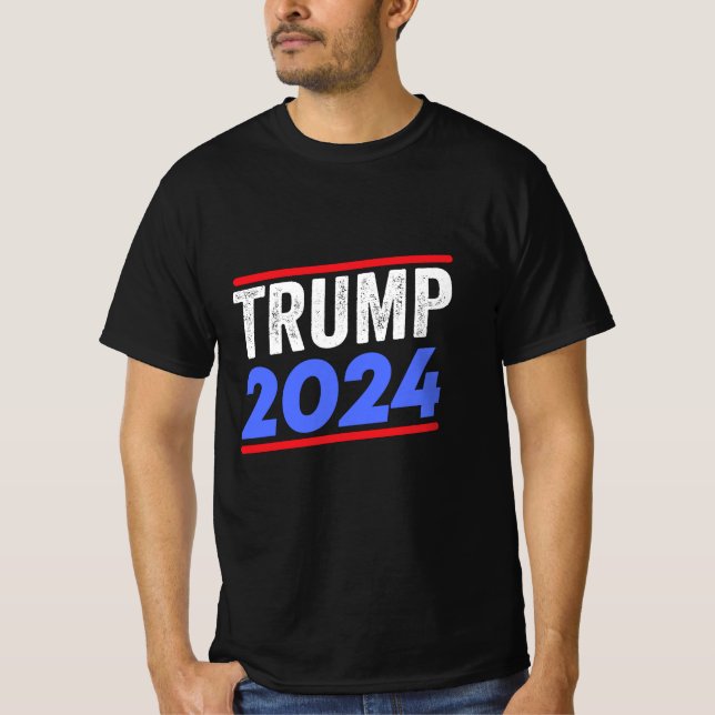 Trump 2024 For President Donald Jr. Maga Election T-Shirt (Front)