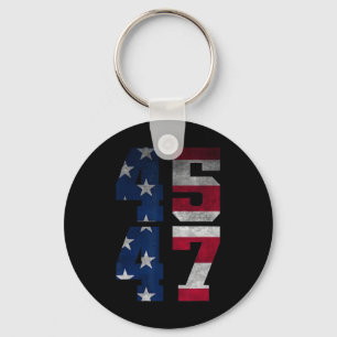 Trump 2024 For President Us Flag Key Ring