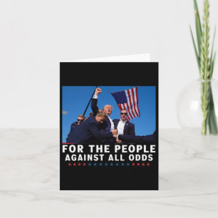 Trump 2024 For The People Card