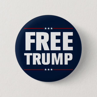 Trump 2024 Free Trump 6 Cm Round Badge
