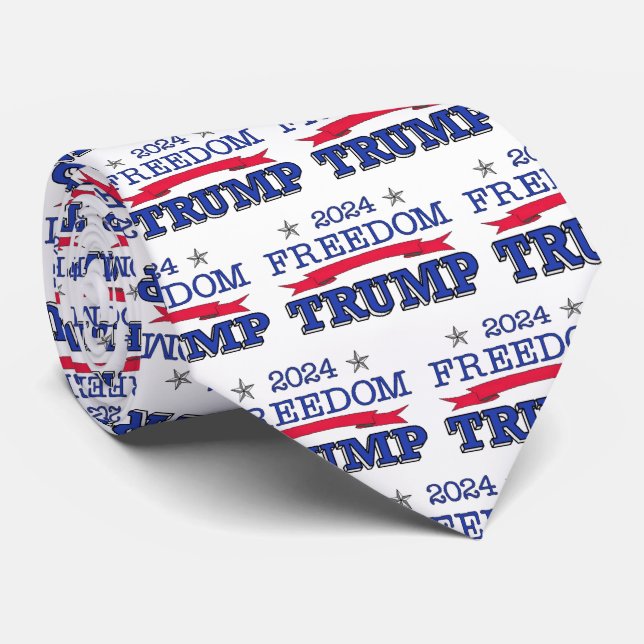 TRUMP 2024 Freedom Neck Tie (Rolled)