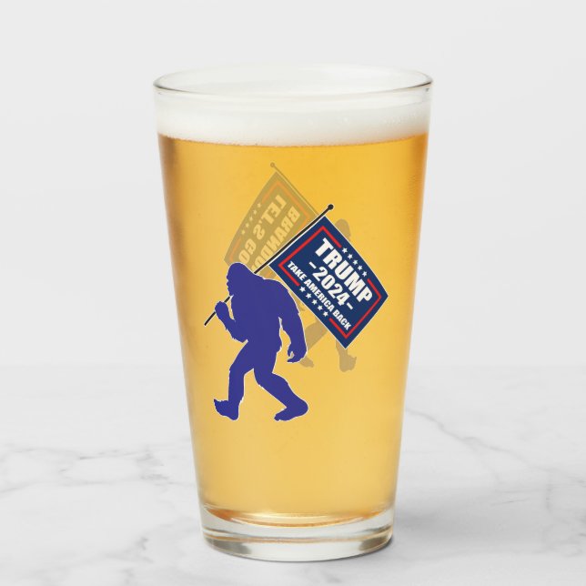 Trump 2024 glass (Front Filled)