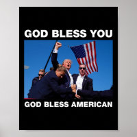Trump 2024 God Bless You - God Bless America 