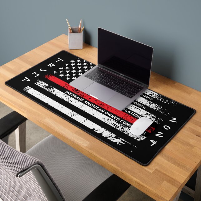 Trump 2024 Gun Rights Art Personalised Desk Mat (Office 2)