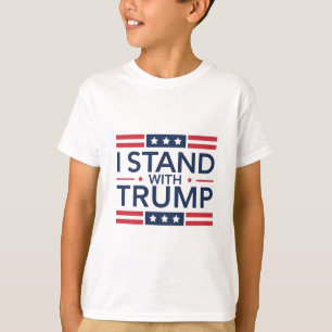 Trump 2024 I Stand With Trump Support President  T-Shirt