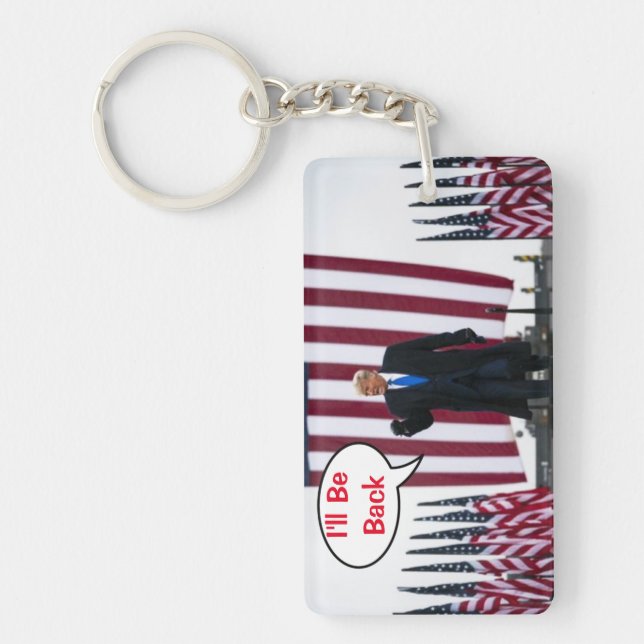 Trump 2024 I'll Be Back Key Ring (Front)