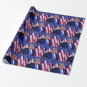 Trump 2024 Ill Be Back Wrapping Paper