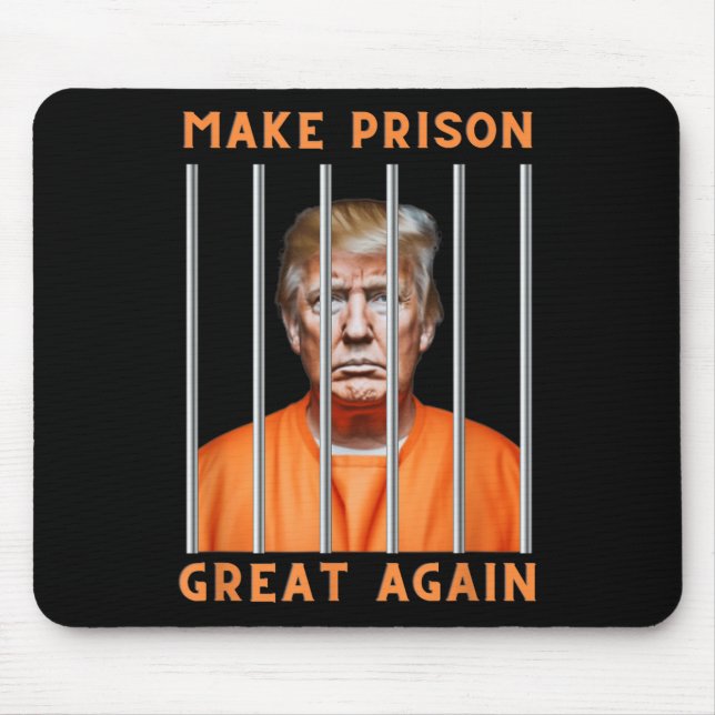 Trump 2024 In Prison  Mouse Pad (Front)
