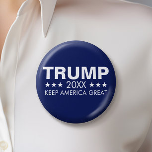 Trump 2024 Keep America Great 6 Cm Round Badge