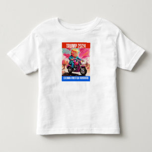 TRUMP 2024 LEADING AMERICA FORWARD TODDLER T-Shirt