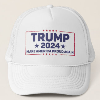 Trump 2024 - Make America Proud Again Trucker Hat