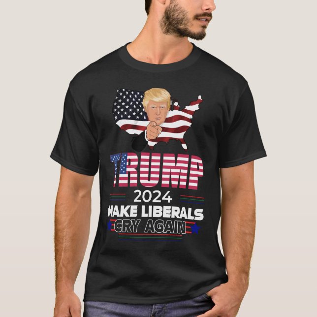 Trump 2024 Make America Safe Again T-Shirt (Front)