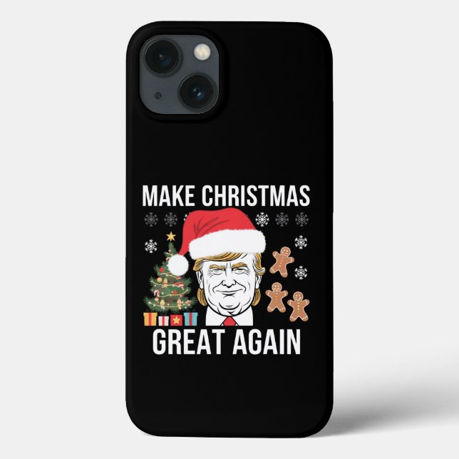 Trump 2024 Make Christmas Great Again Election Case-Mate iPhone Case (Back)