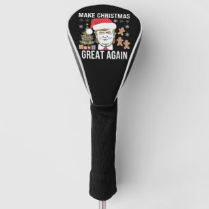 Trump 2024 Make Christmas Great Again Election Golf Head Cover