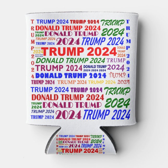 Trump 2024 Medley Can Cooler (Front)