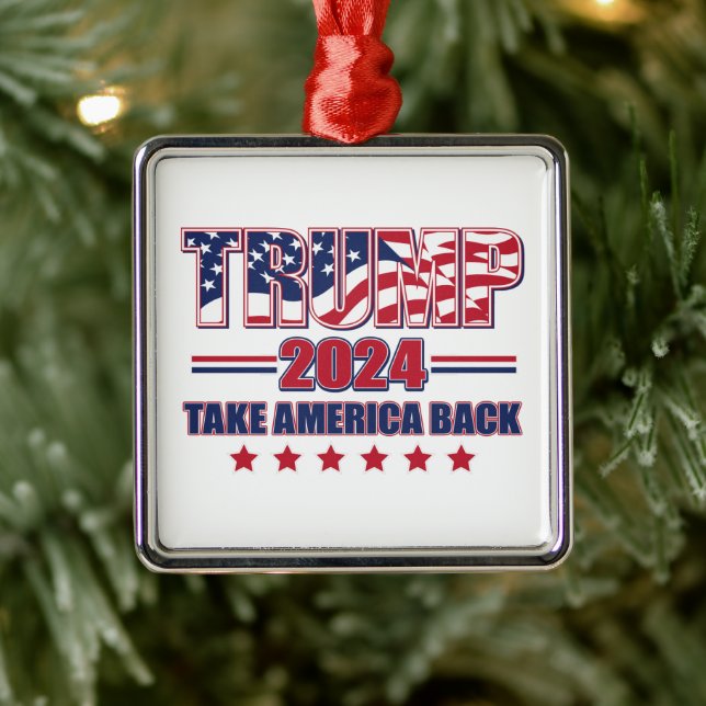 Trump 2024 metal tree decoration (Tree)