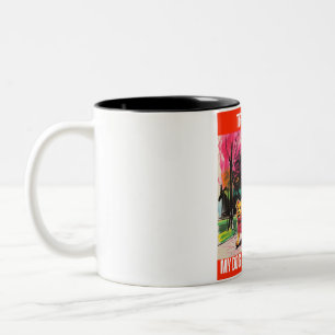 TRUMP 2024 MY DOG HAS BEEN TAKEN Two-Tone COFFEE MUG
