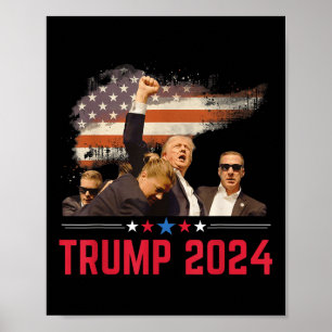 Trump 2024 Outlaw Hillbilly J.d.vance 2024 Donald  Poster