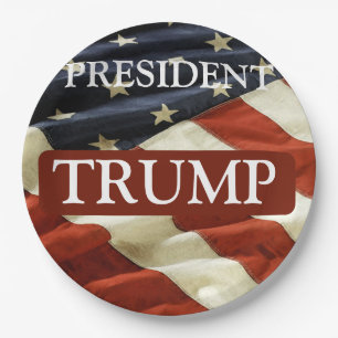 TRUMP 2024 PAPER PLATE