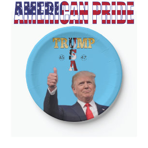 TRUMP 2024 PAPER PLATE