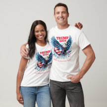 Trump 2024 Patriotic Eagle and Heart 