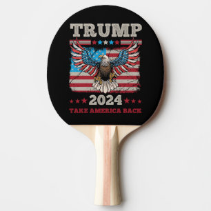 Trump 2024 ping pong paddle