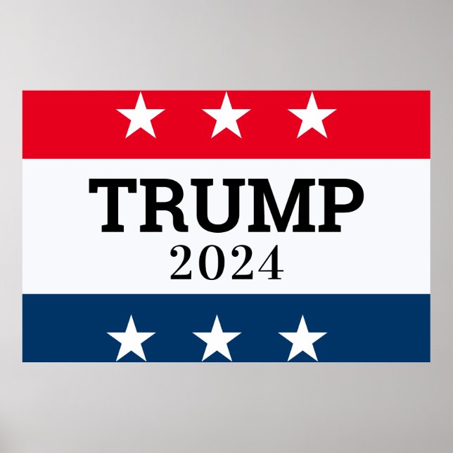 Trump 2024  poster (Front)