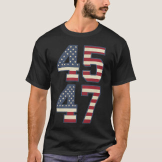 Trump 2024 President 45 47 America USA Vintage T-Shirt