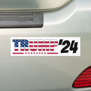 Trump 2024 President Campaign Bumper Sticker