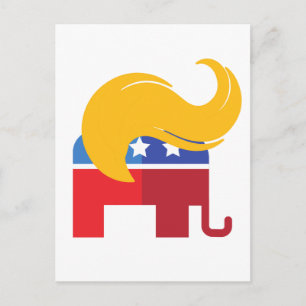 Trump 2024 Presidential Election Postcard