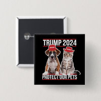 Trump 2024 Protect Our Pets Cat Dogs MAGA