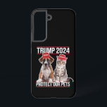 Trump 2024 Protect Our Pets Cat Dogs MAGA Samsung Galaxy Case<br><div class="desc">Trump 2024 Protect Our Pets Cat Dogs MAGA</div>