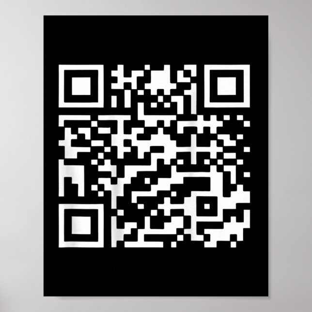 Trump 2024 Qr 4547 Tee Trump Dancing Code  Poster (Front)