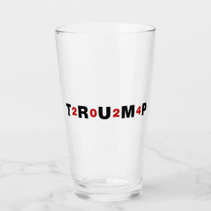 Trump 2024 Red Glass