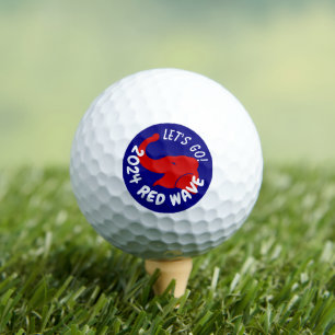 TRUMP 2024 RED WAVE LET'S GO GOLF BALLS