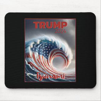 Trump 2024 Red Wave Tsunami Usa Election Voting Re Mouse Pad