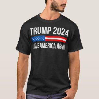 Trump 2024  Save America Again  T-Shirt
