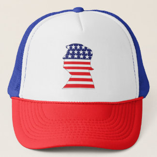 Trump 2024 Silhouette Trucker Hat
