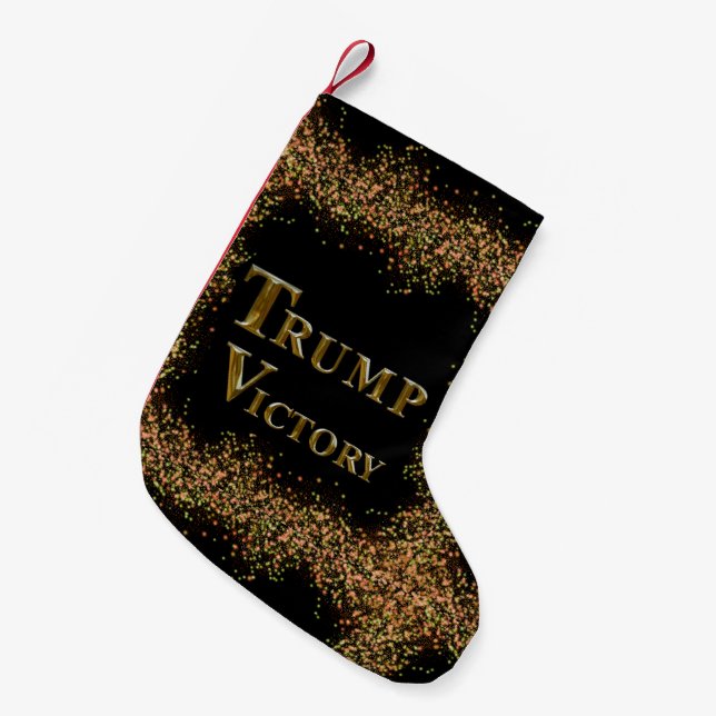 TRUMP 2024 SMALL CHRISTMAS STOCKING (Front (Hanging))
