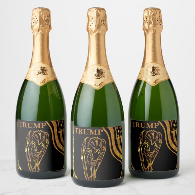 TRUMP 2024 SPARKLING WINE LABEL (Bottles)