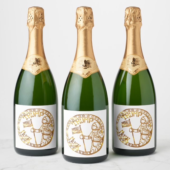 TRUMP 2024 SPARKLING WINE LABEL (Bottles)