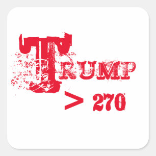 TRUMP 2024 SQUARE STICKER