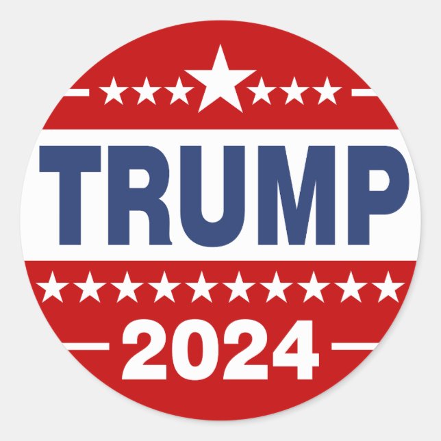 Trump 2024 Sticker (Front)