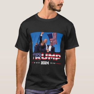 Trump 2024 Survived Shot At Election Rally T-Shirt