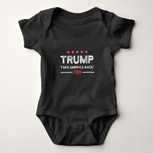Trump 2024 Take America Back Baby Bodysuit