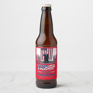 Trump 2024 Take America Back Beer Bottle Label
